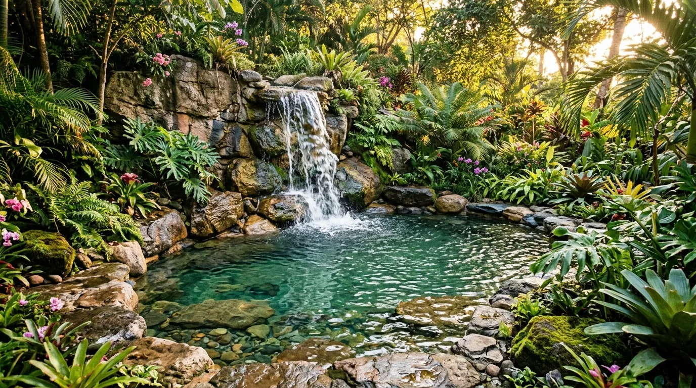 Small Pool and Lounge Corner